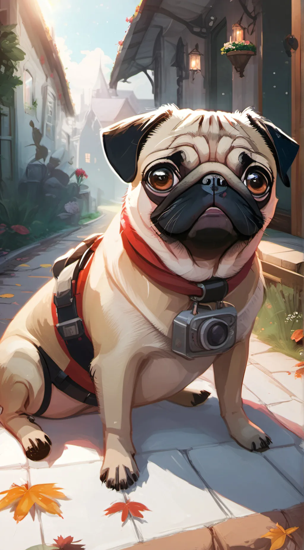 ai character: Lily  background