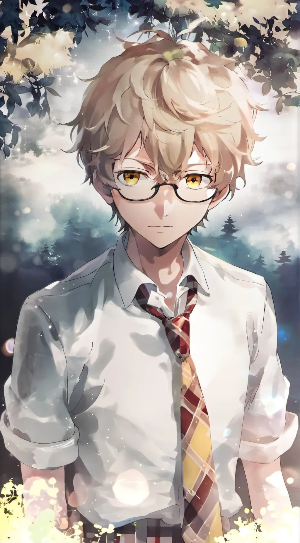 ai character: Sun<3 background