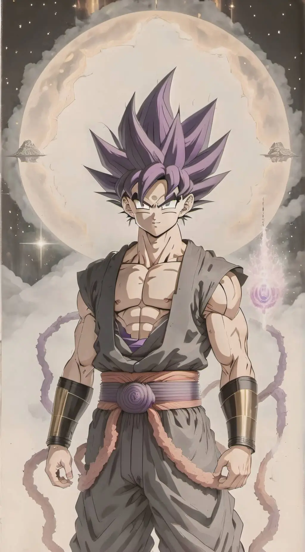 ai character: divine goku background