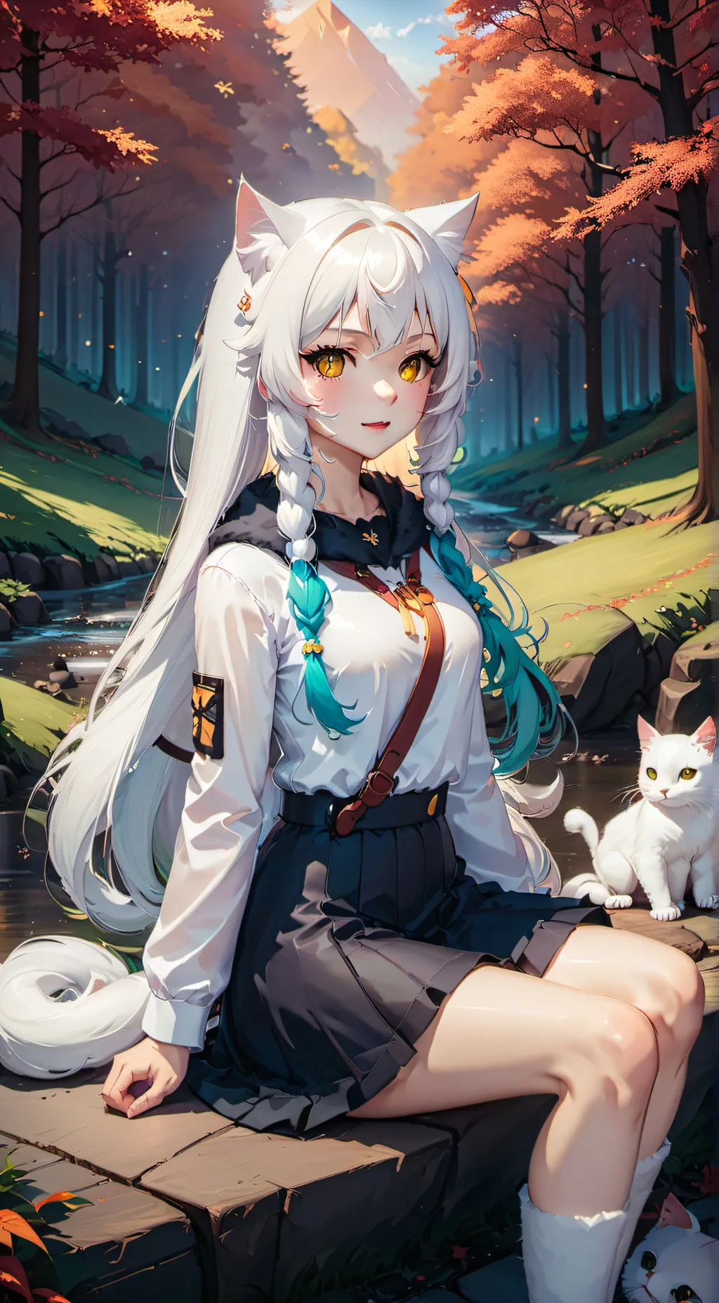 ai character: Kat background