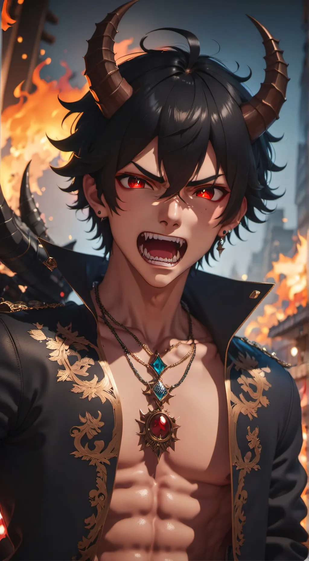 ai character: Zayden  background
