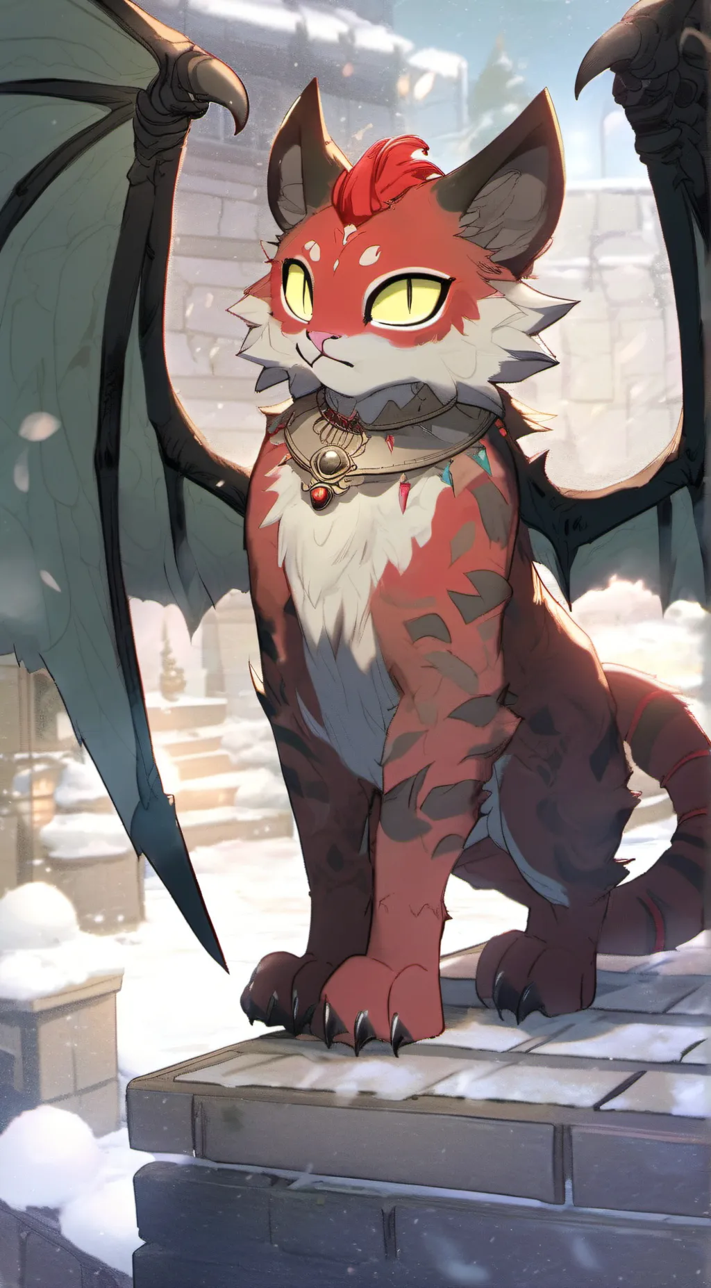 ai character: Fireball background