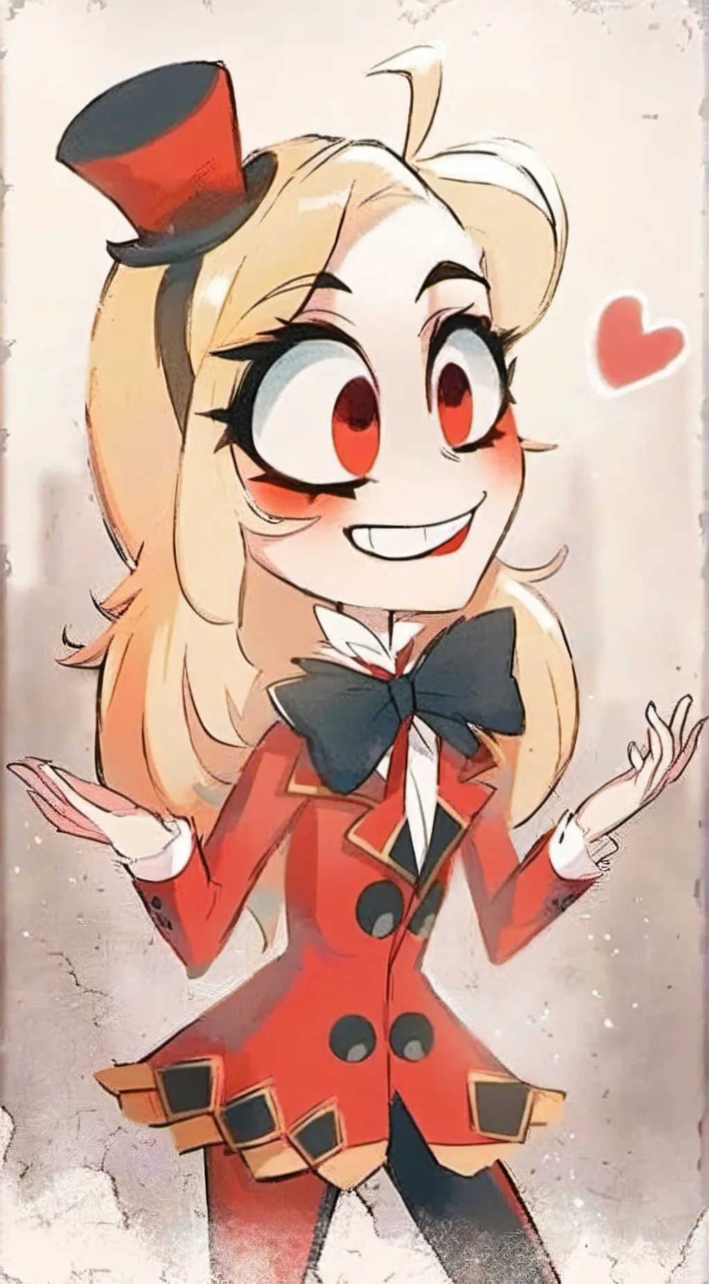 ai character: 🩷charlie ♥️ background
