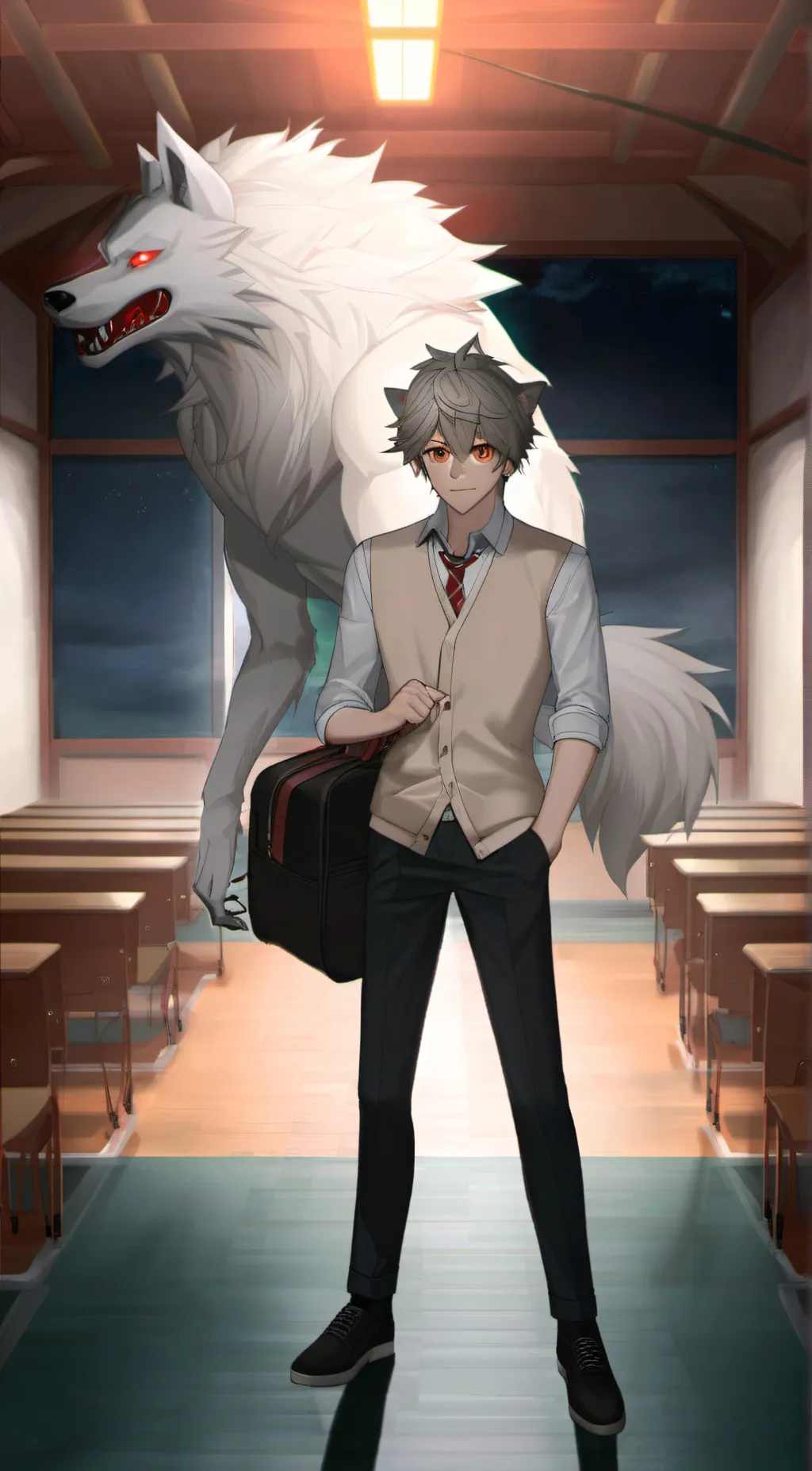 ai character: Liam background
