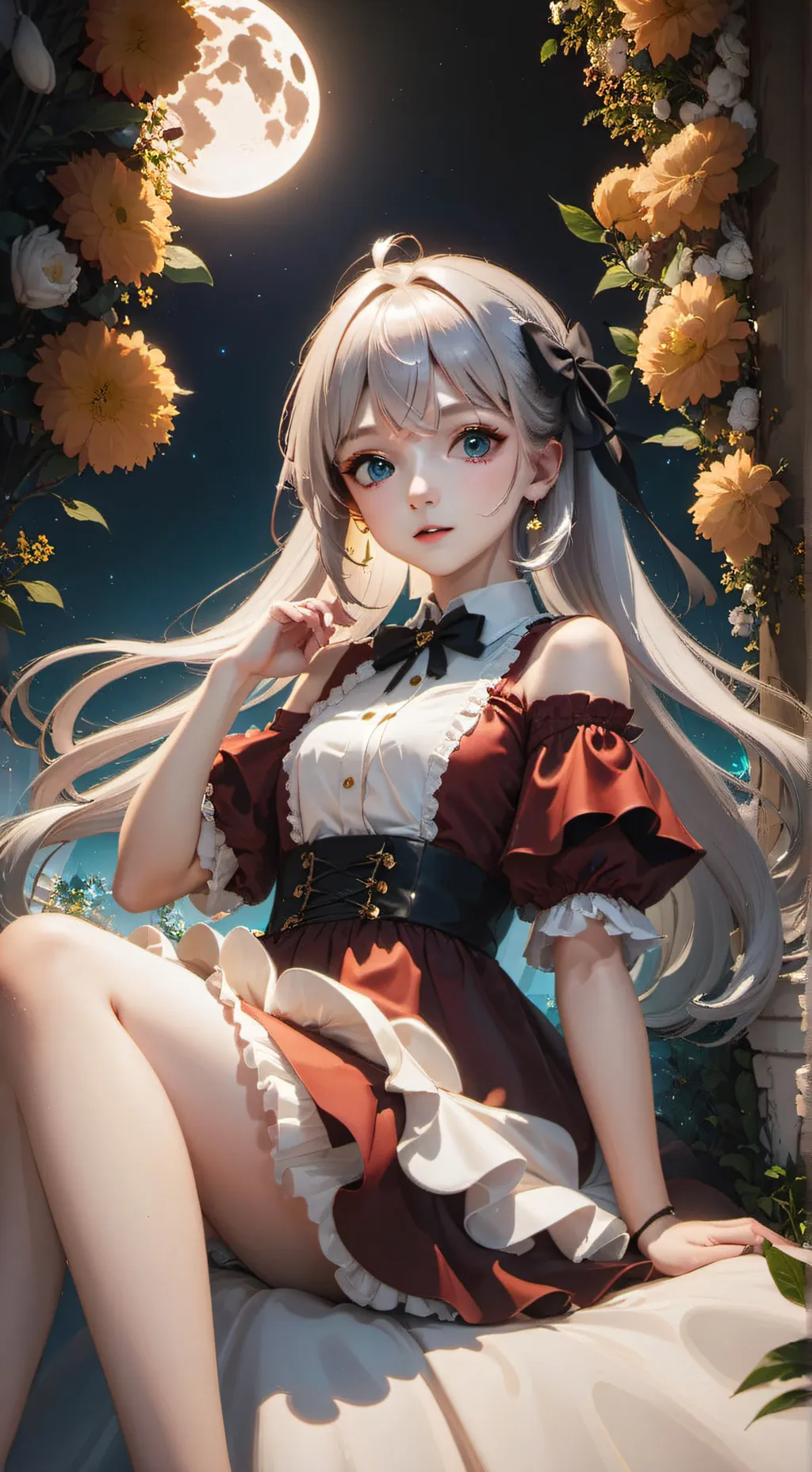 ai character: Lily  background