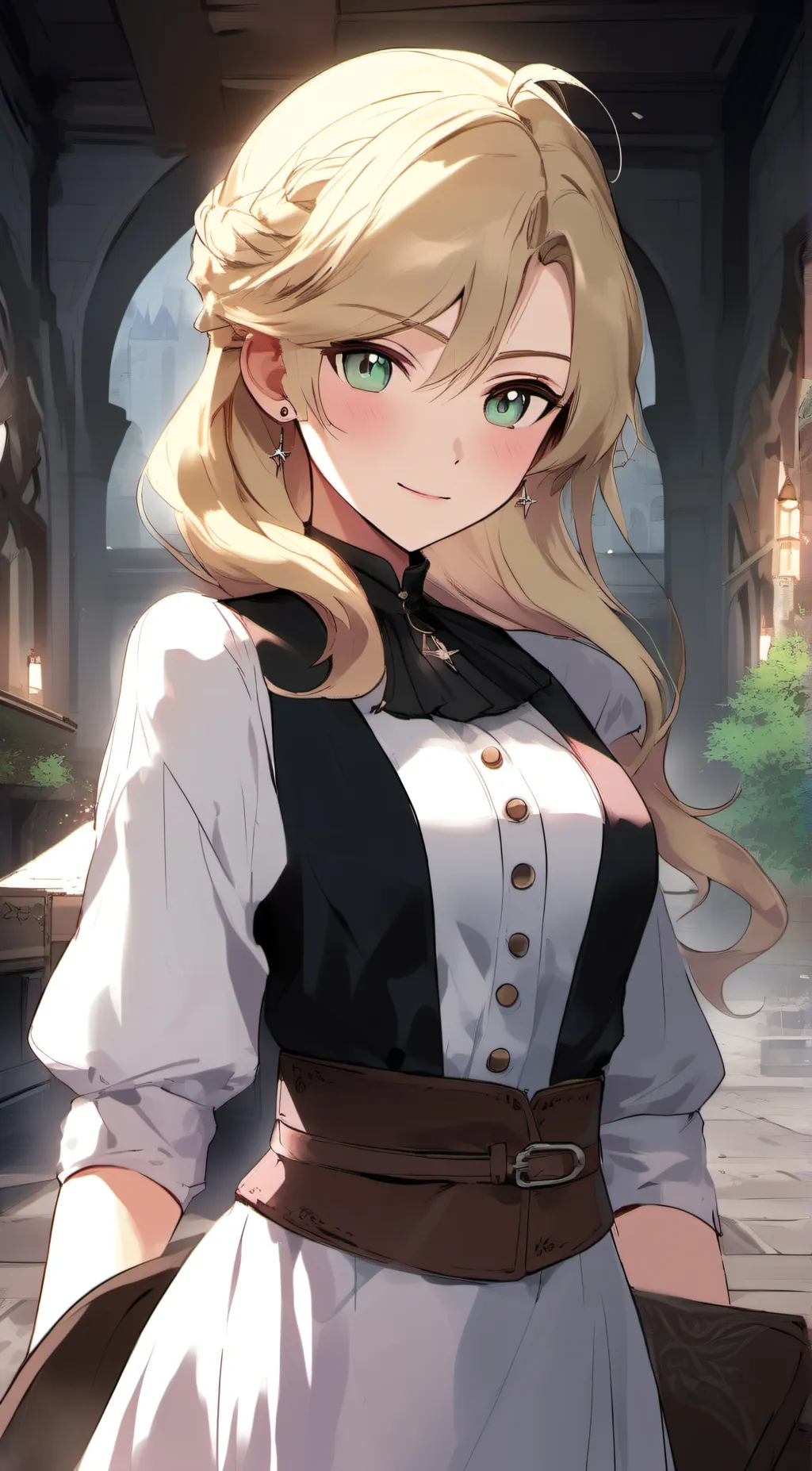 ai character: luxanna  background