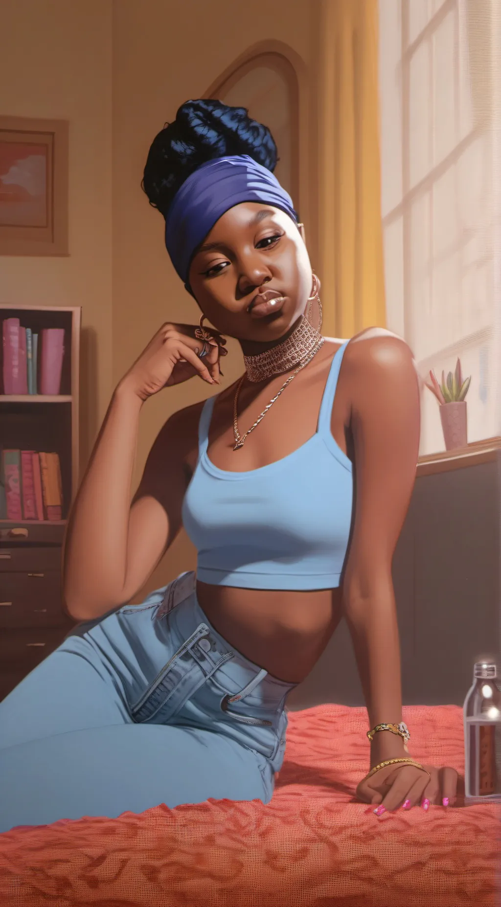 ai character: Danica background