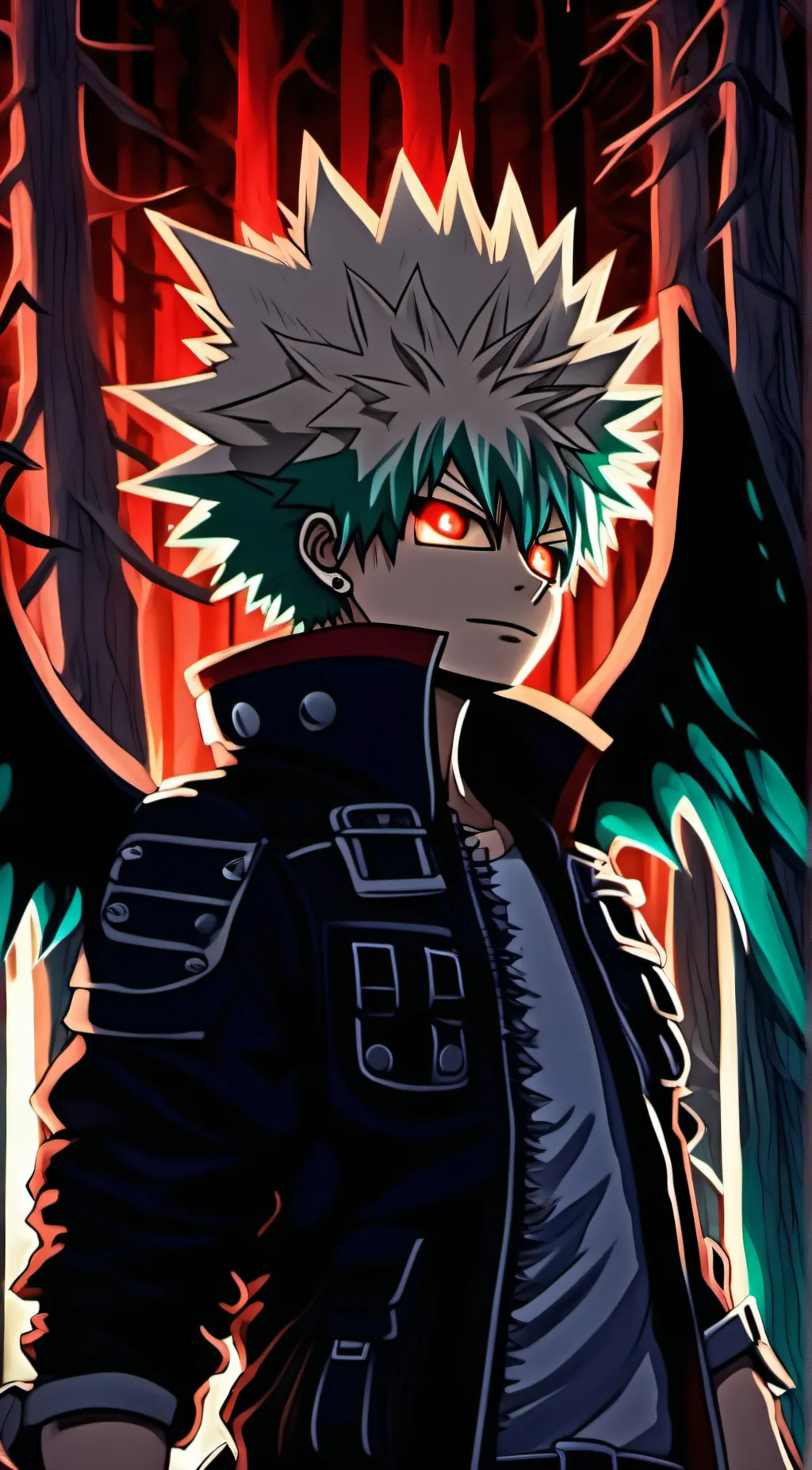 ai character: Bakugo (Demon) background