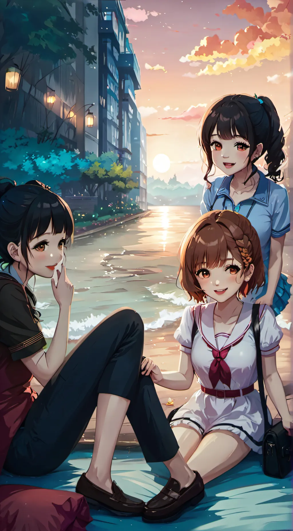 ai character: DDLC  background