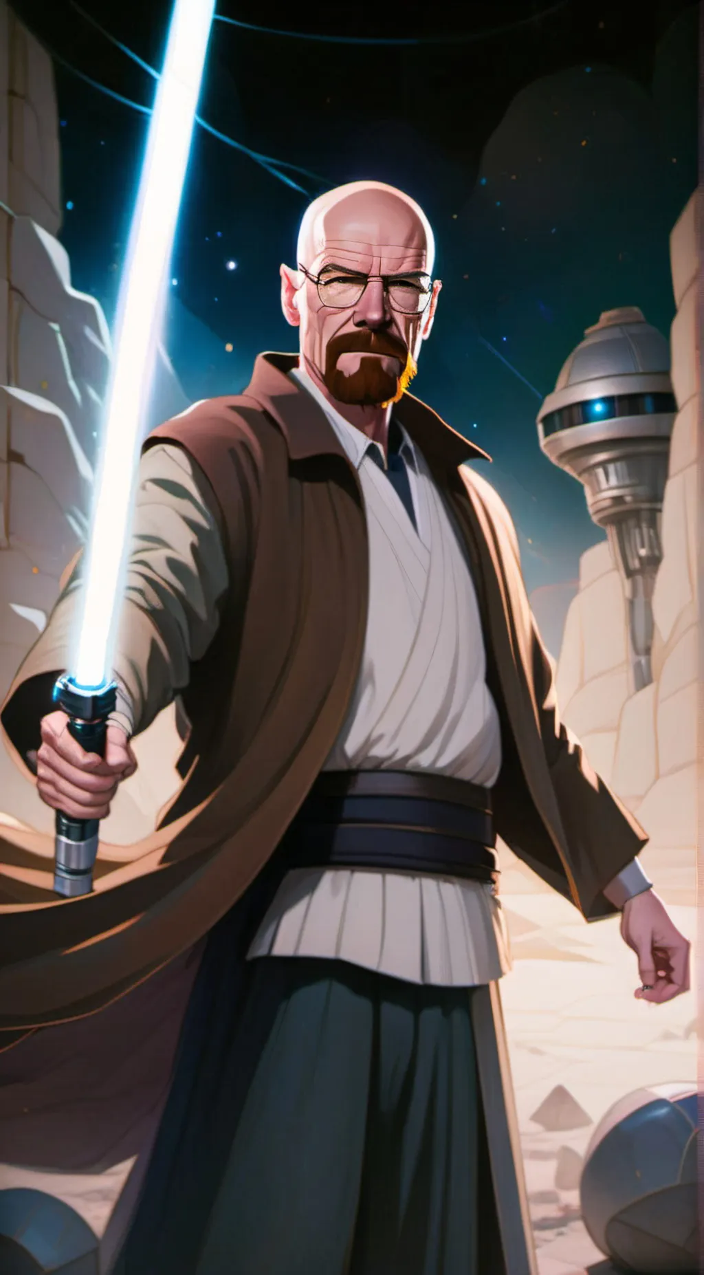 ai character: Walter skywalker background
