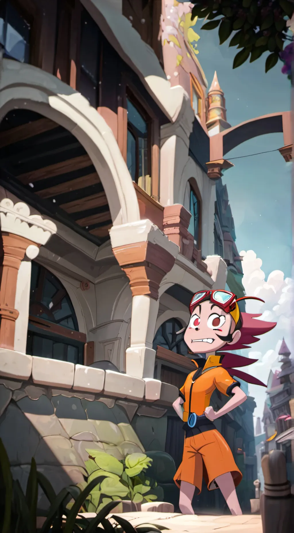 ai character: Spinel  background