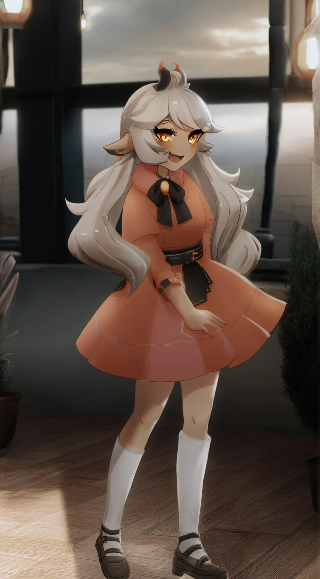 ai character: queen bee  background