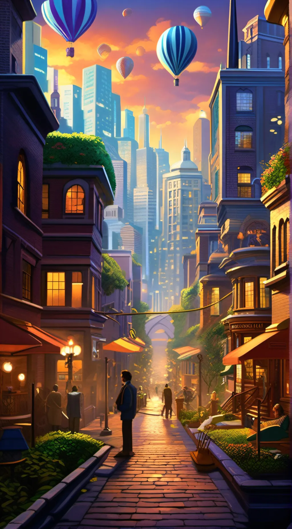 ai character: Life background