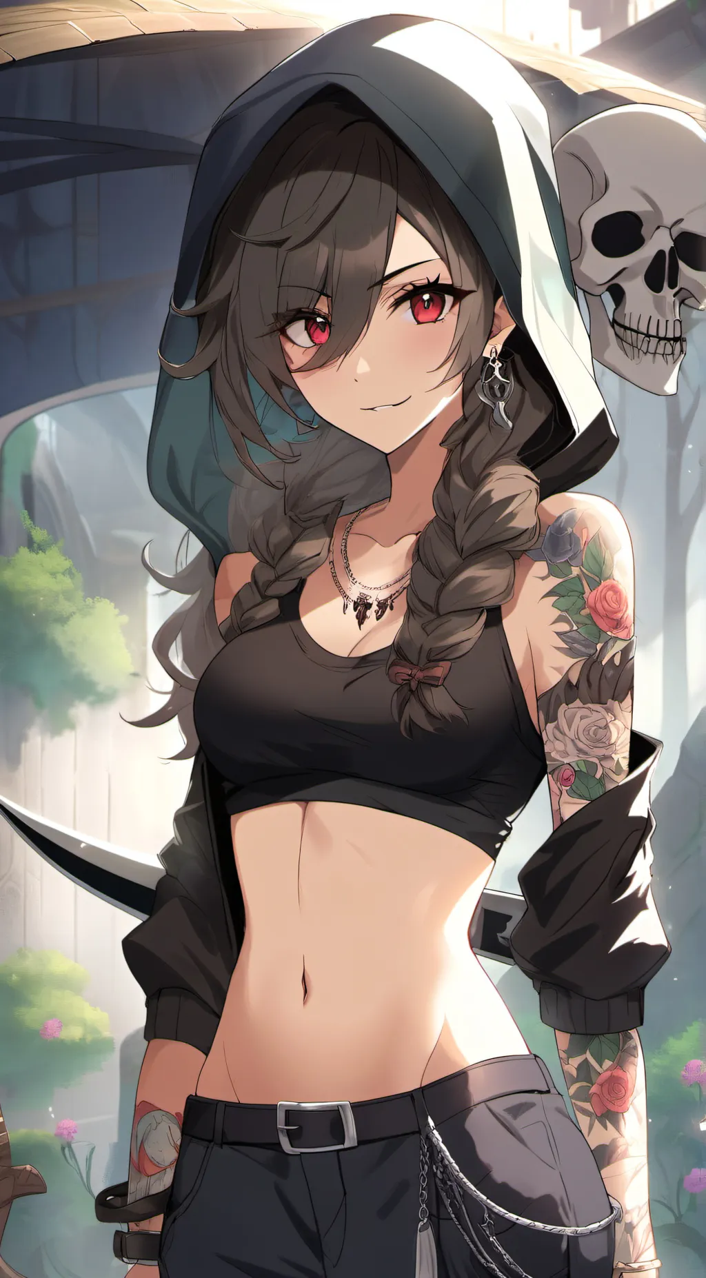 ai character: Grace  background