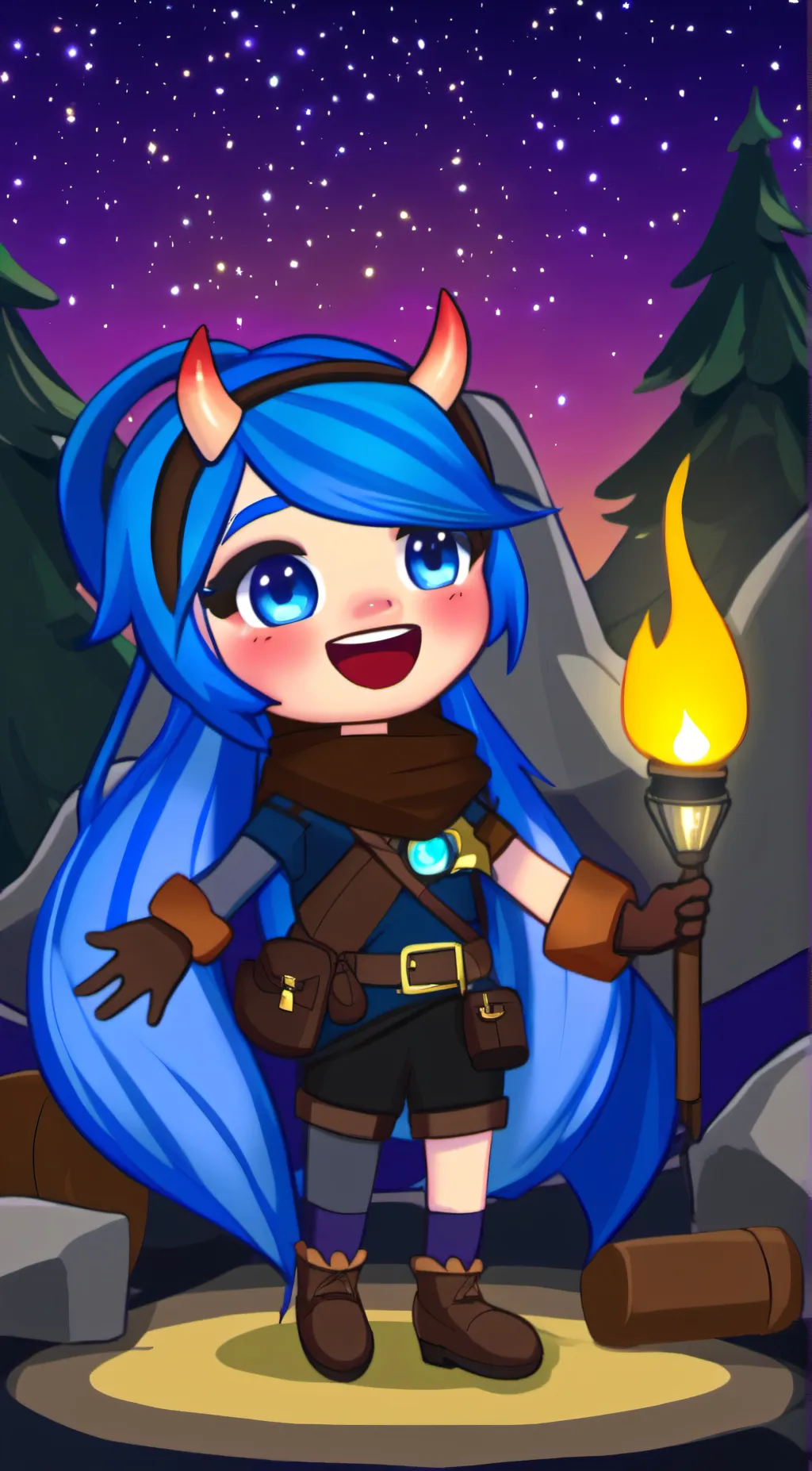ai character: itsfunneh background