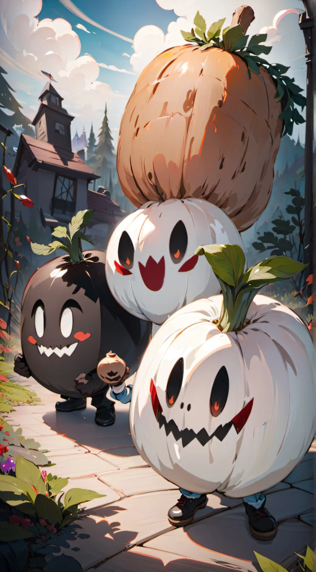 ai character: Root pack background