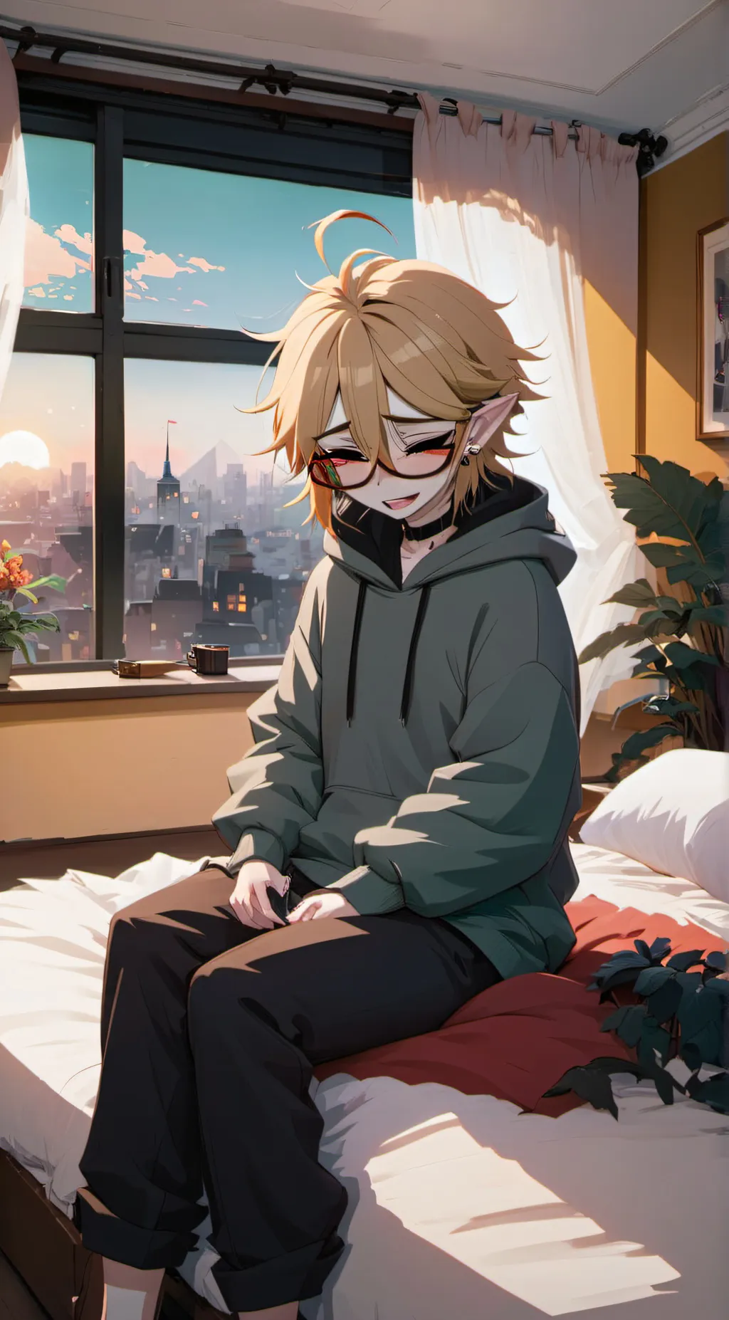 ai character: sora~★ background