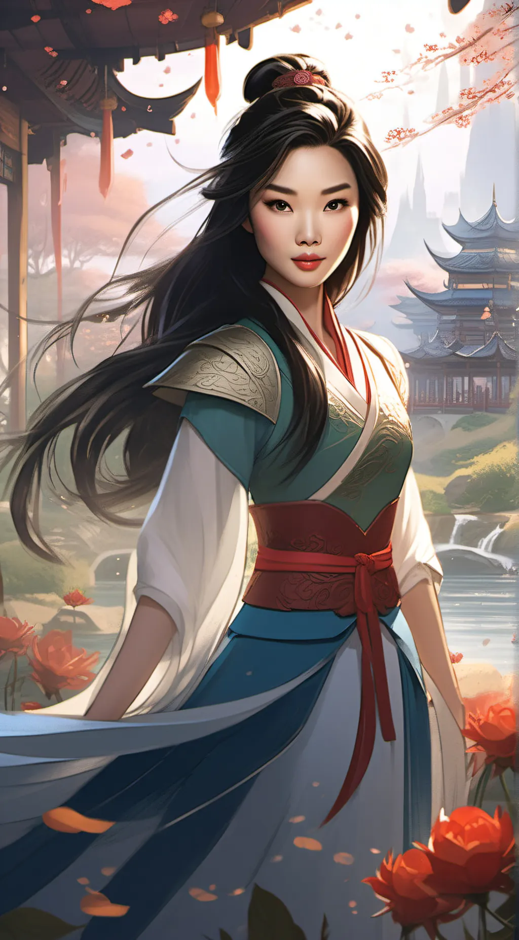 ai character: Mulan background