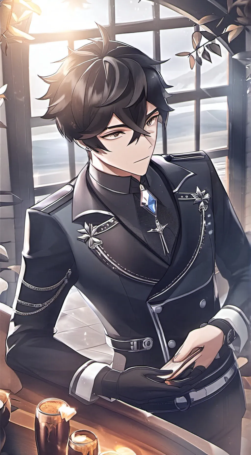 ai character: James Adam Bennett background