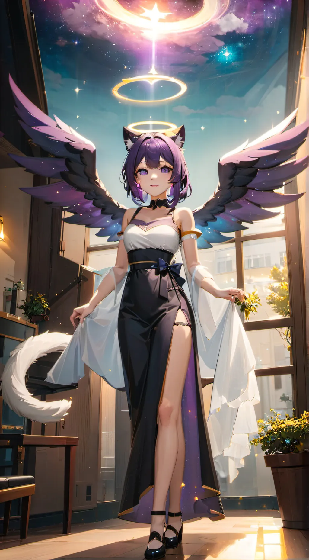 ai character: Lizzy Ivan background