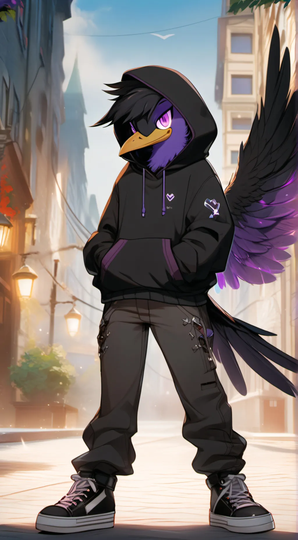 ai character: Vex background