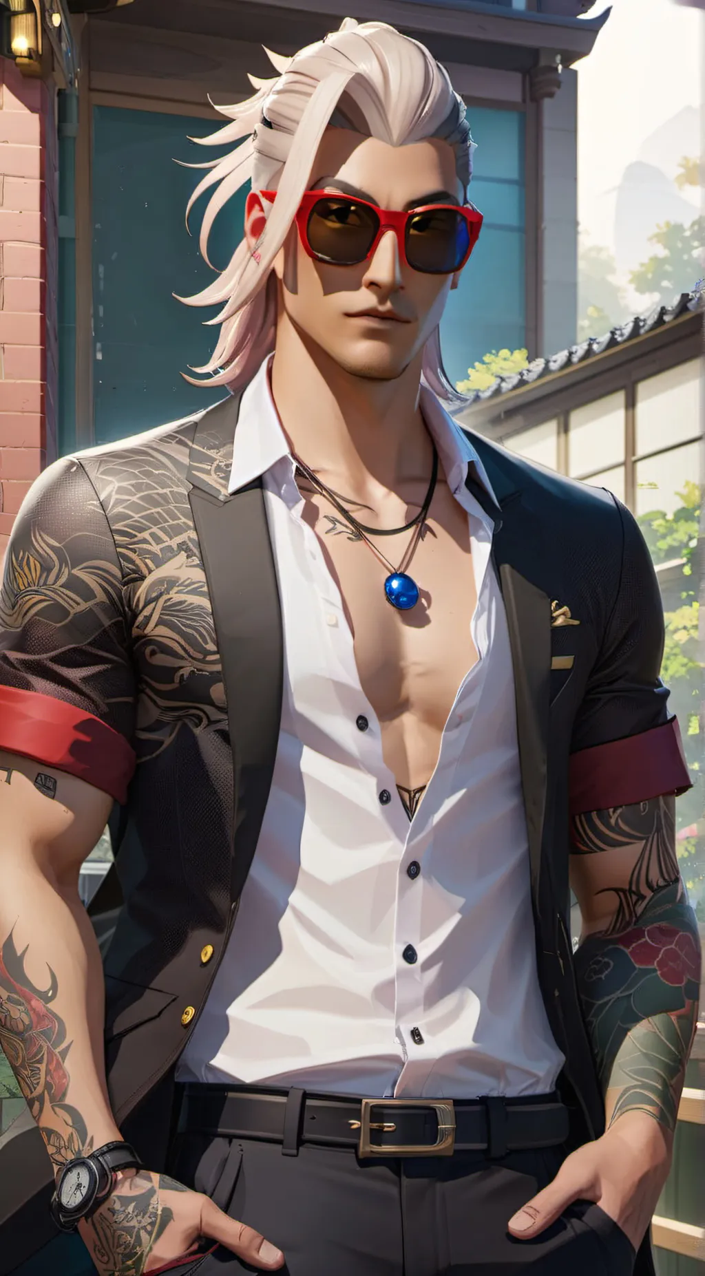ai character: Kado Thorne background