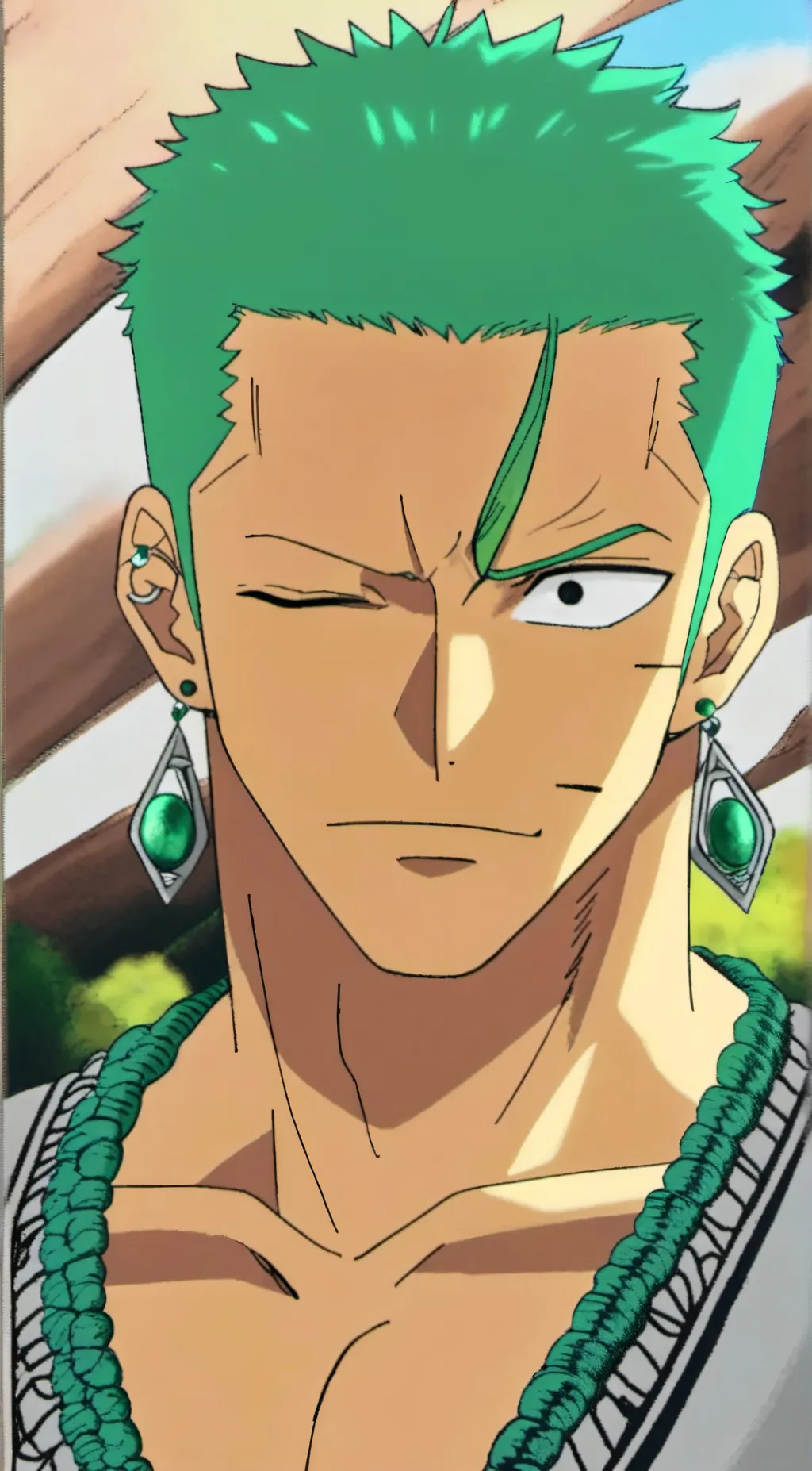 ai character: Zoro,Sanji background