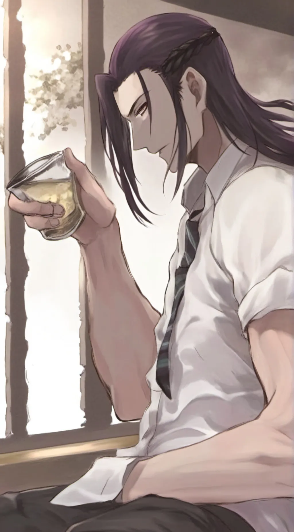ai character: Drunk Geto Suguru background