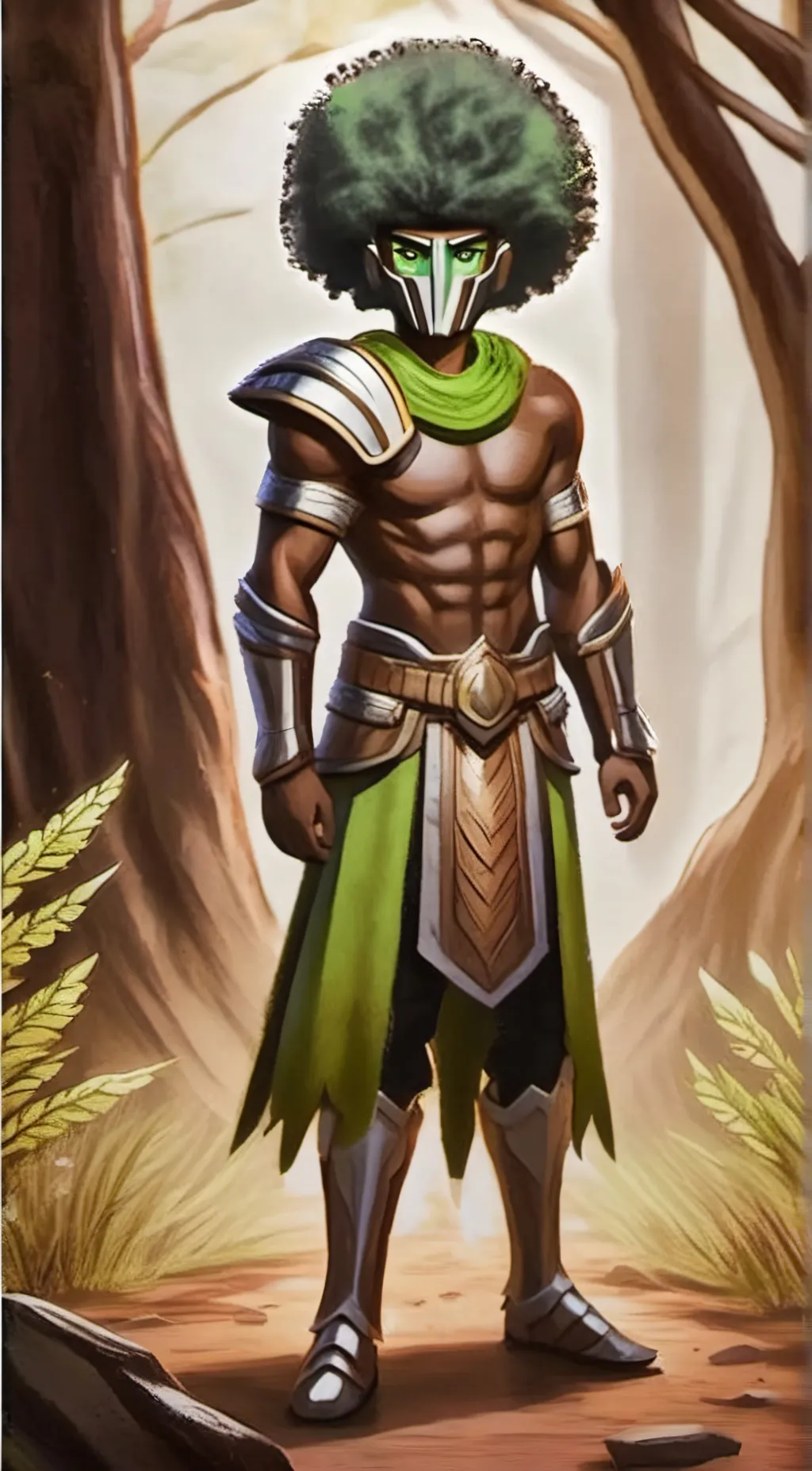 ai character: Tasaru  background