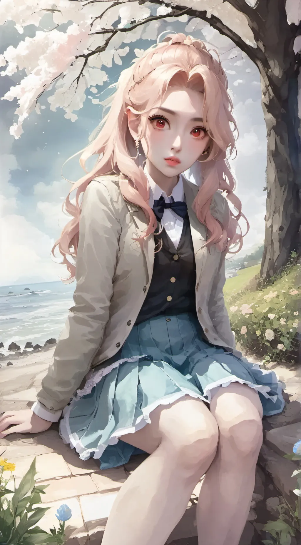 ai character: Ellie background