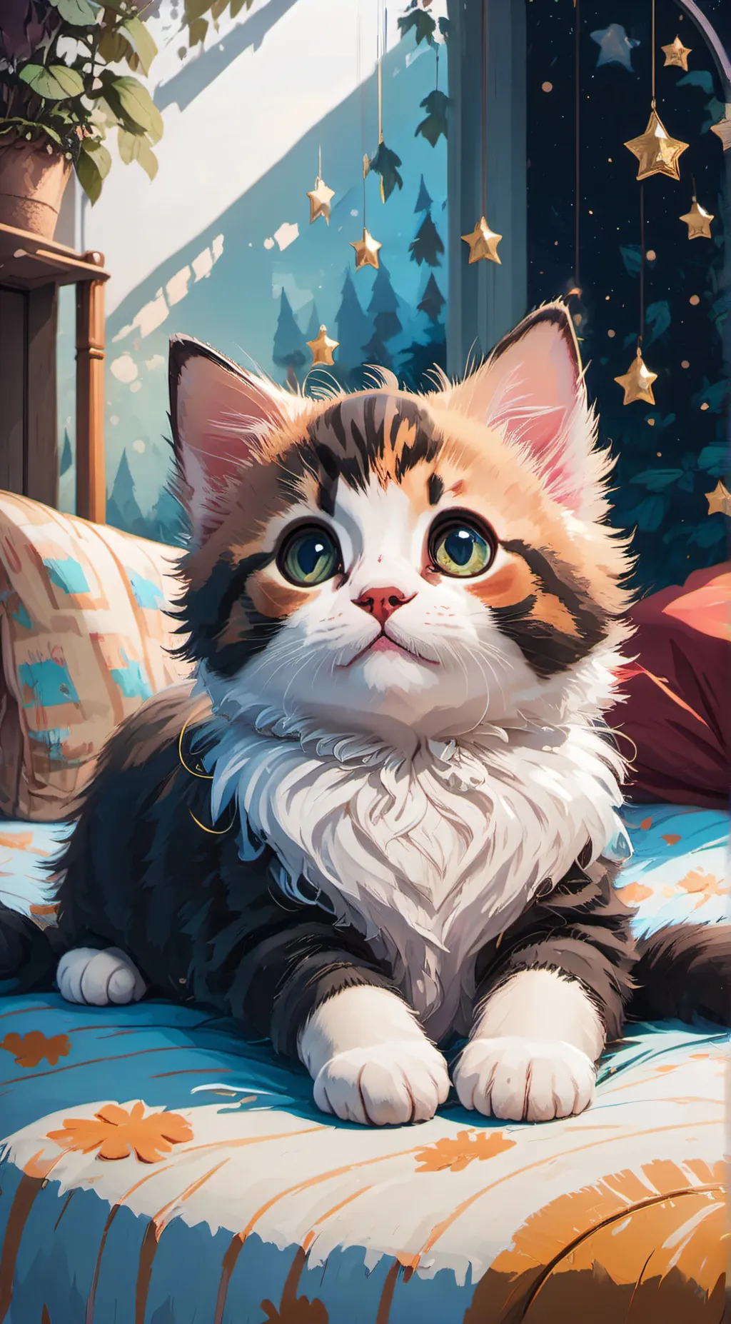 ai character: ||・mitten・|| background