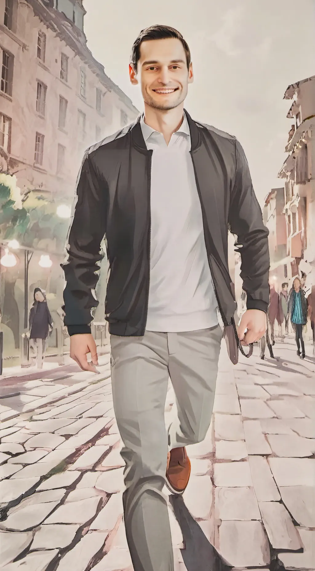 ai character: normal guy  background