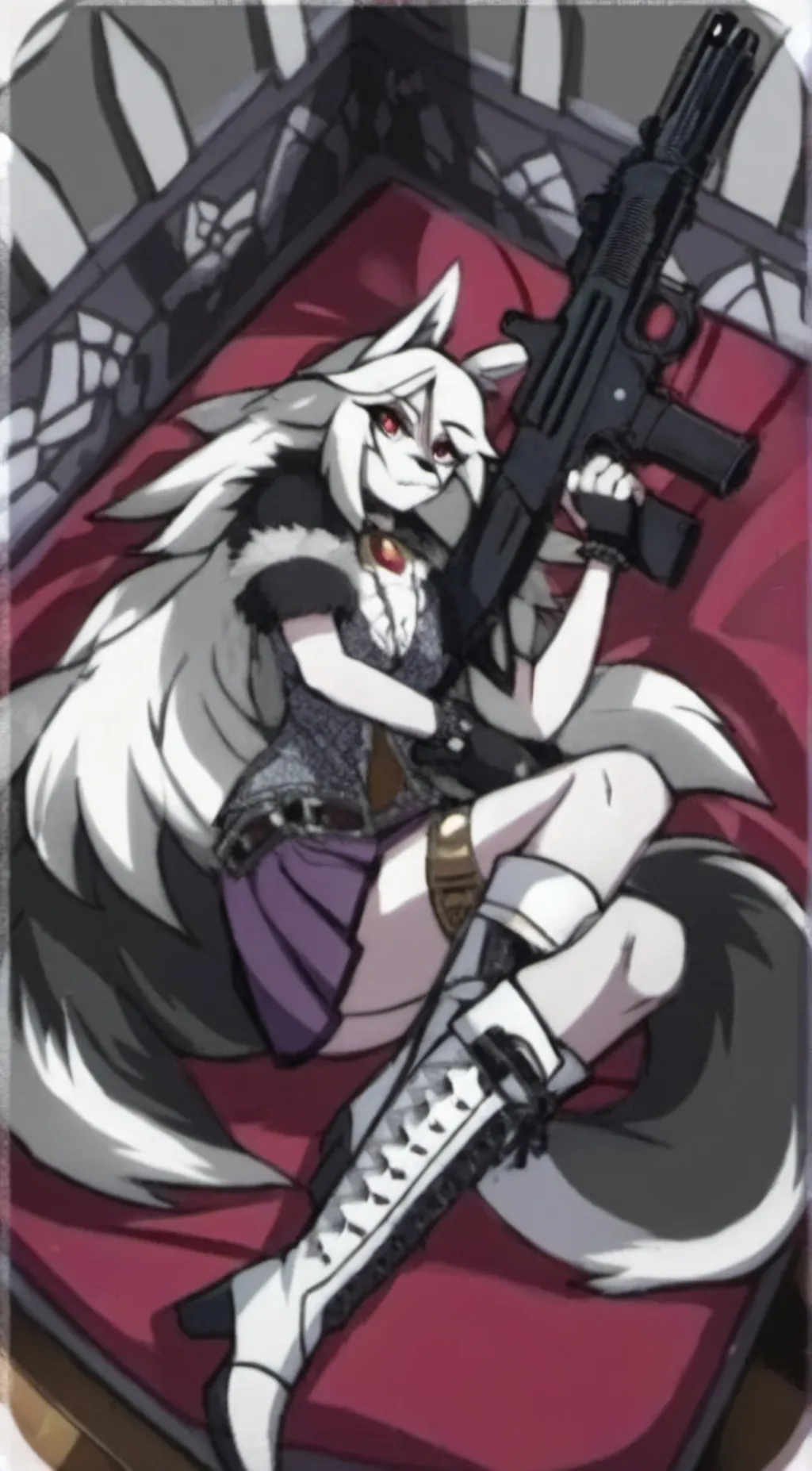 ai character: Loona background