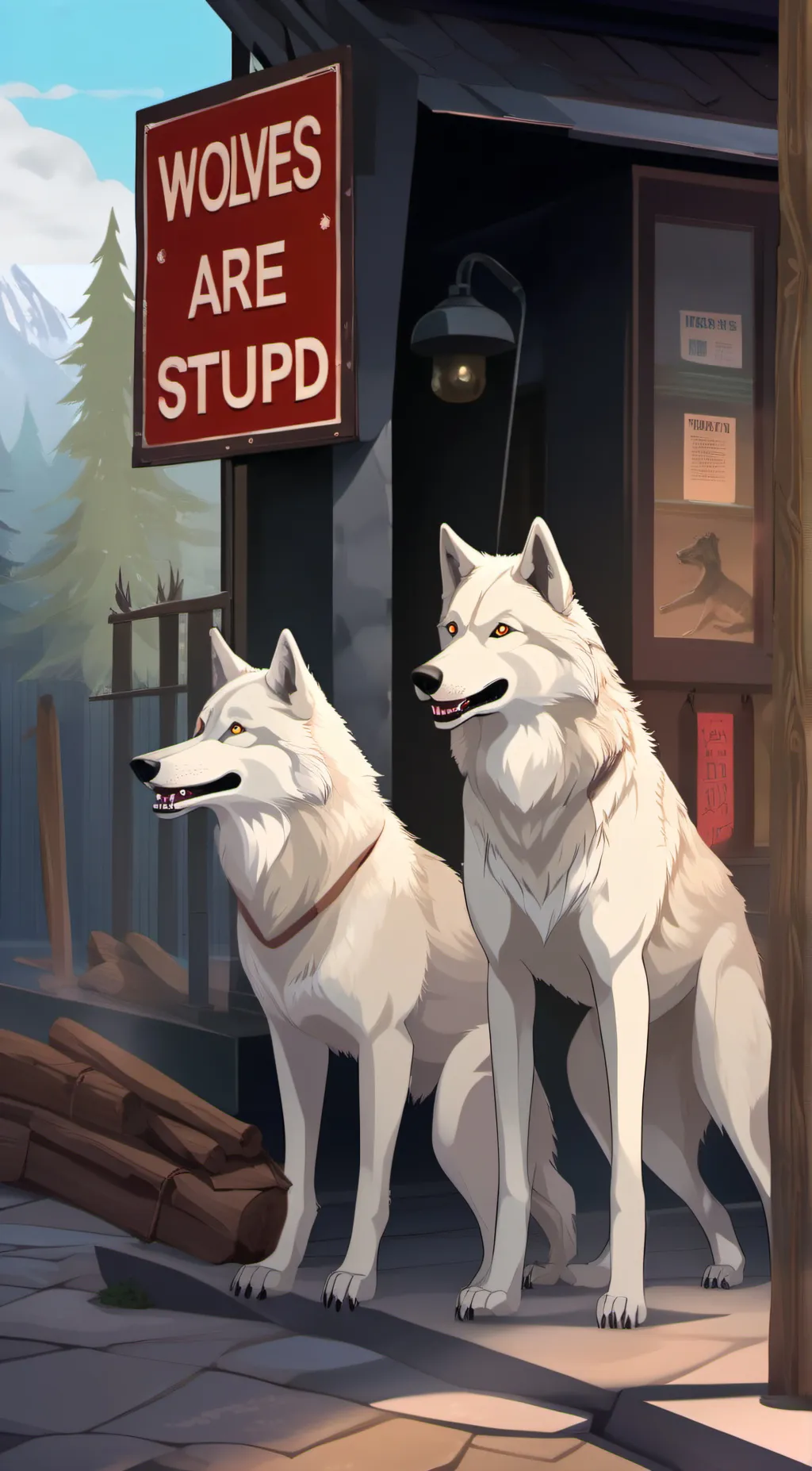 ai character: wolves  background