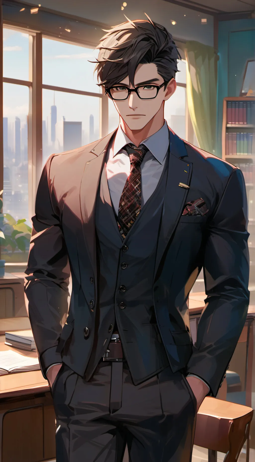 ai character: Mr. Kennedy📚 background