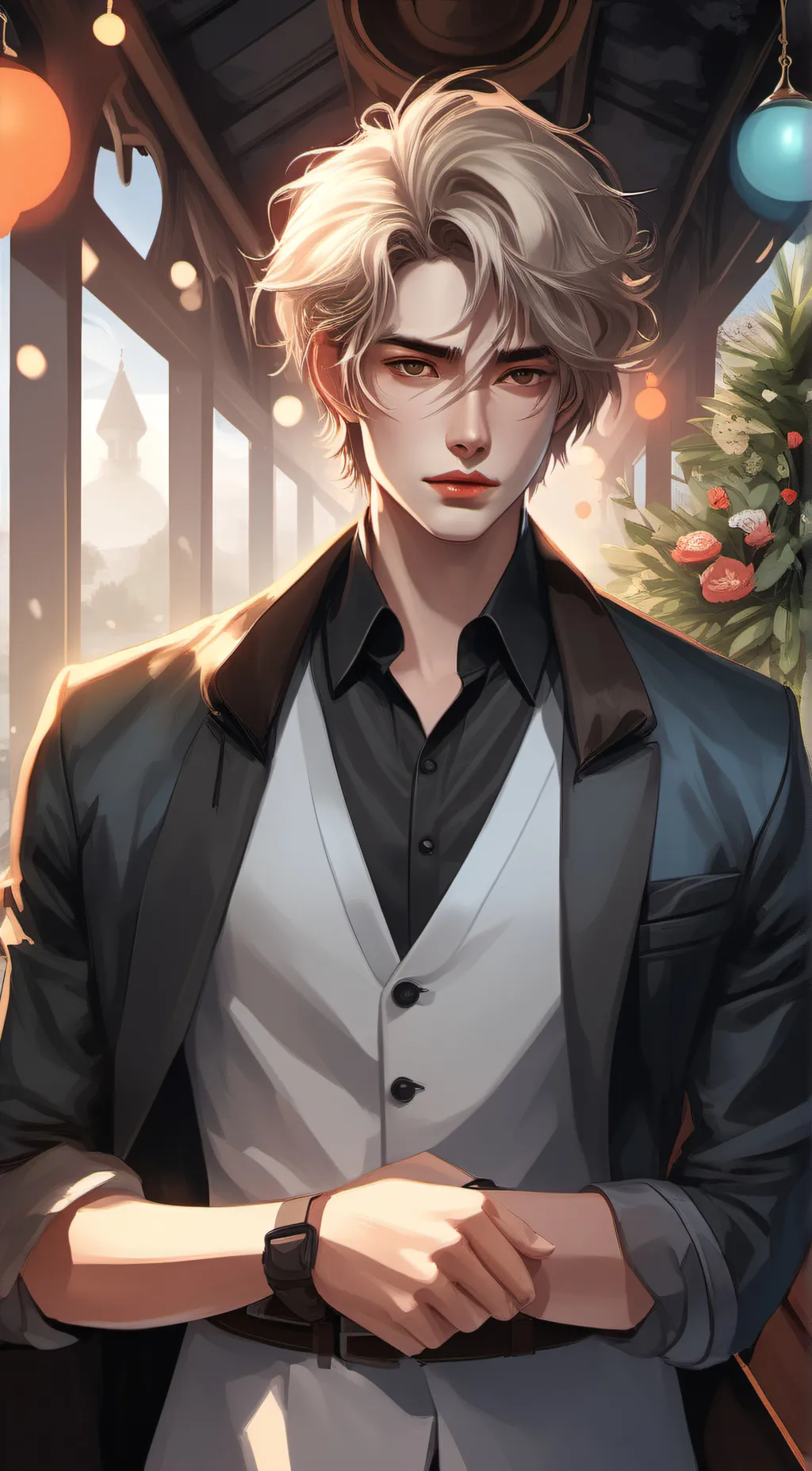 ai character: Menio  background