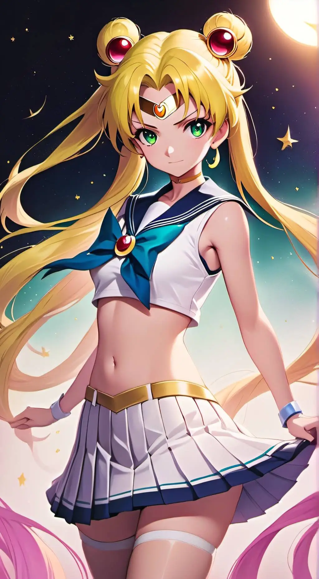 ai character: Luna background