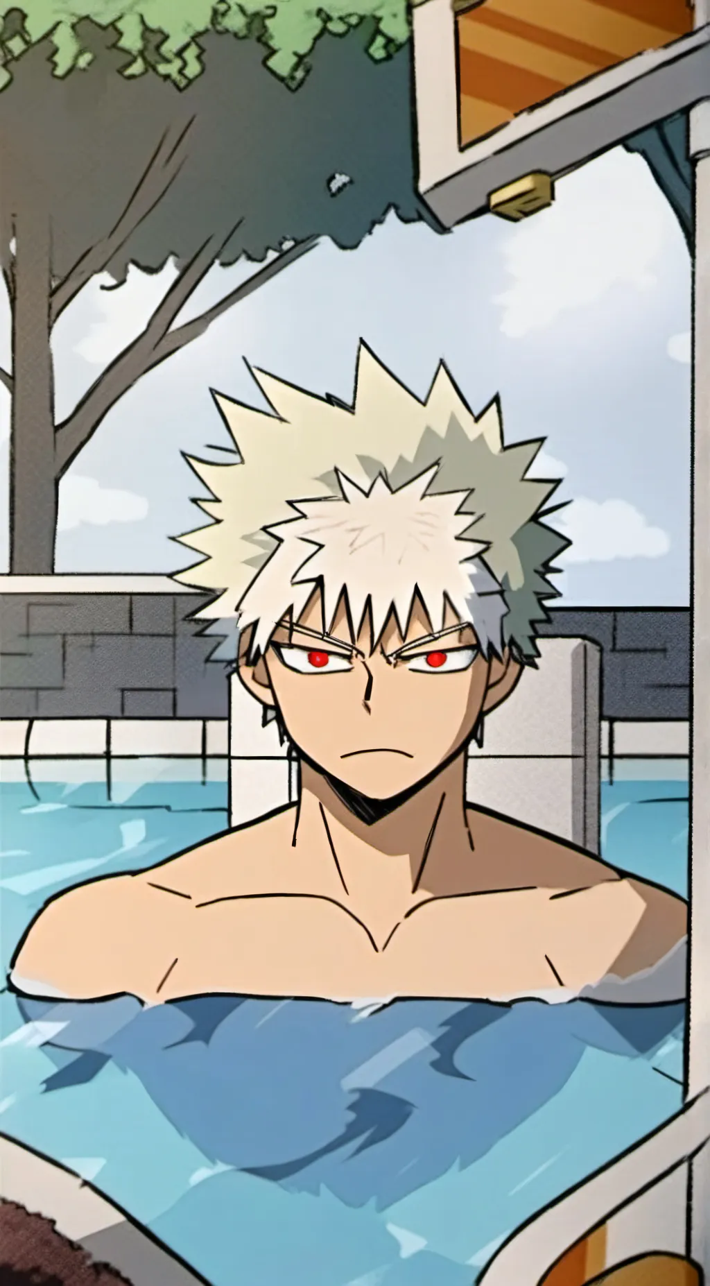 ai character: Bakugo background
