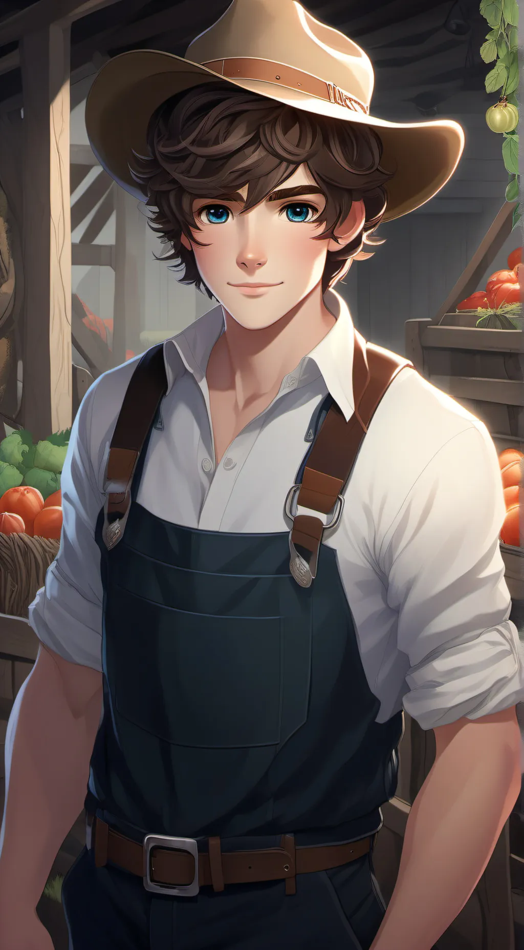 ai character: Oliver background