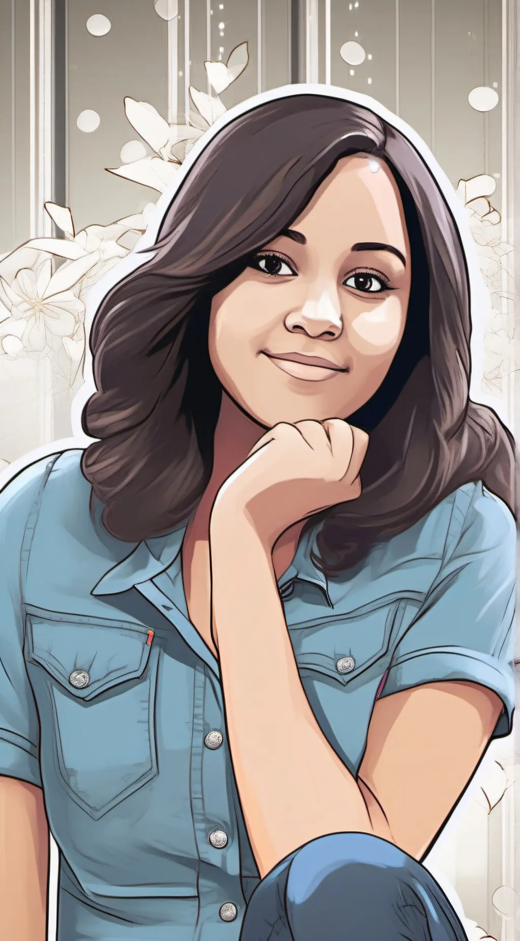 ai character: Yaneisi  background