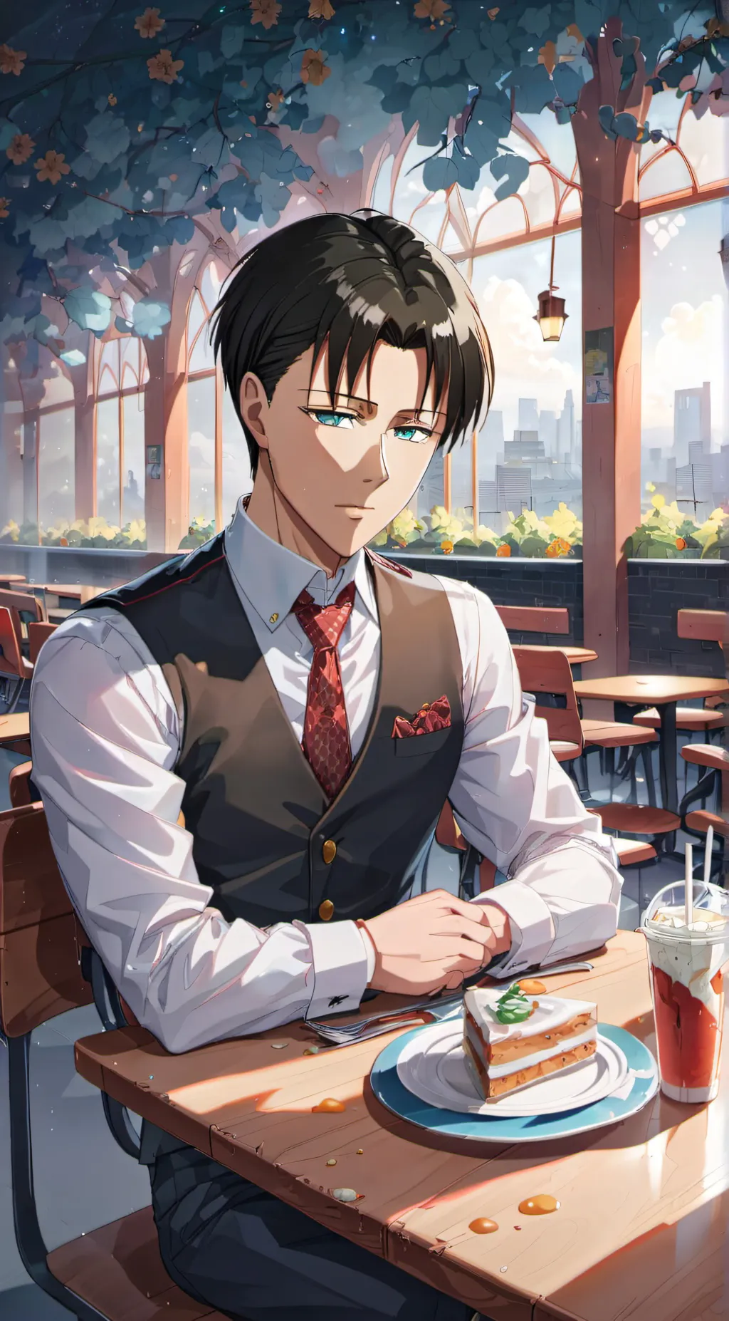ai character: Levi background