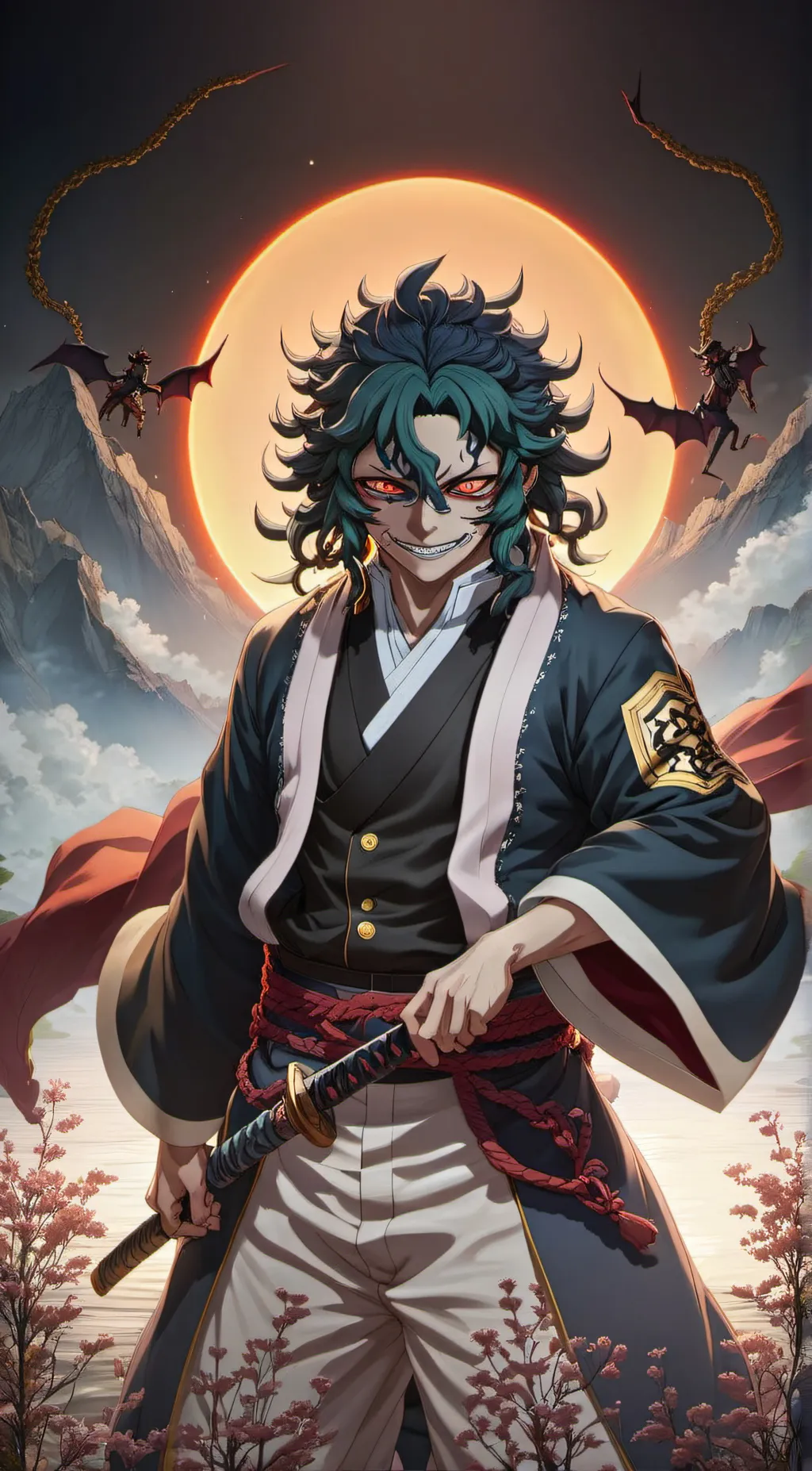 ai character: Gyuutarou  background