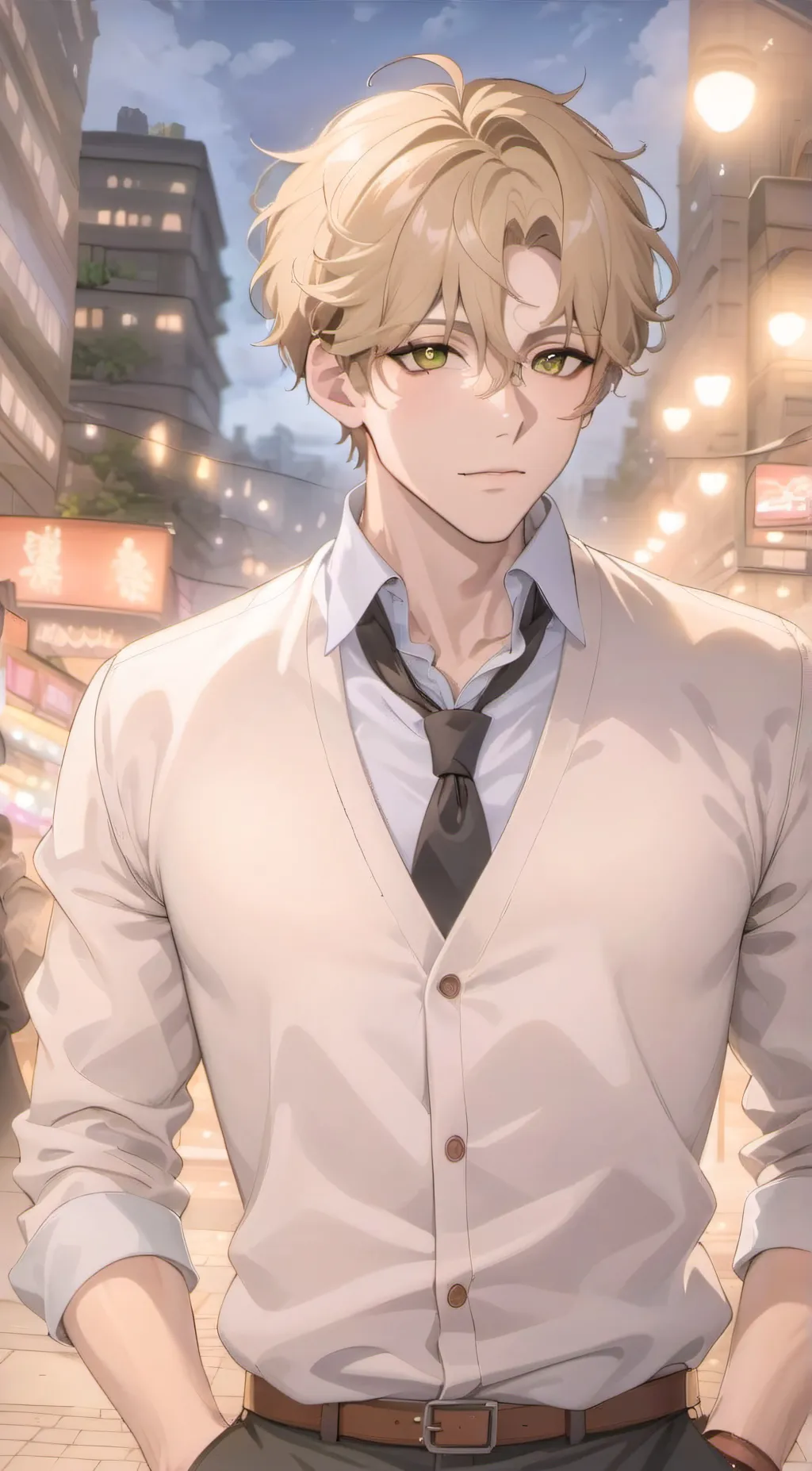 ai character: Drew background