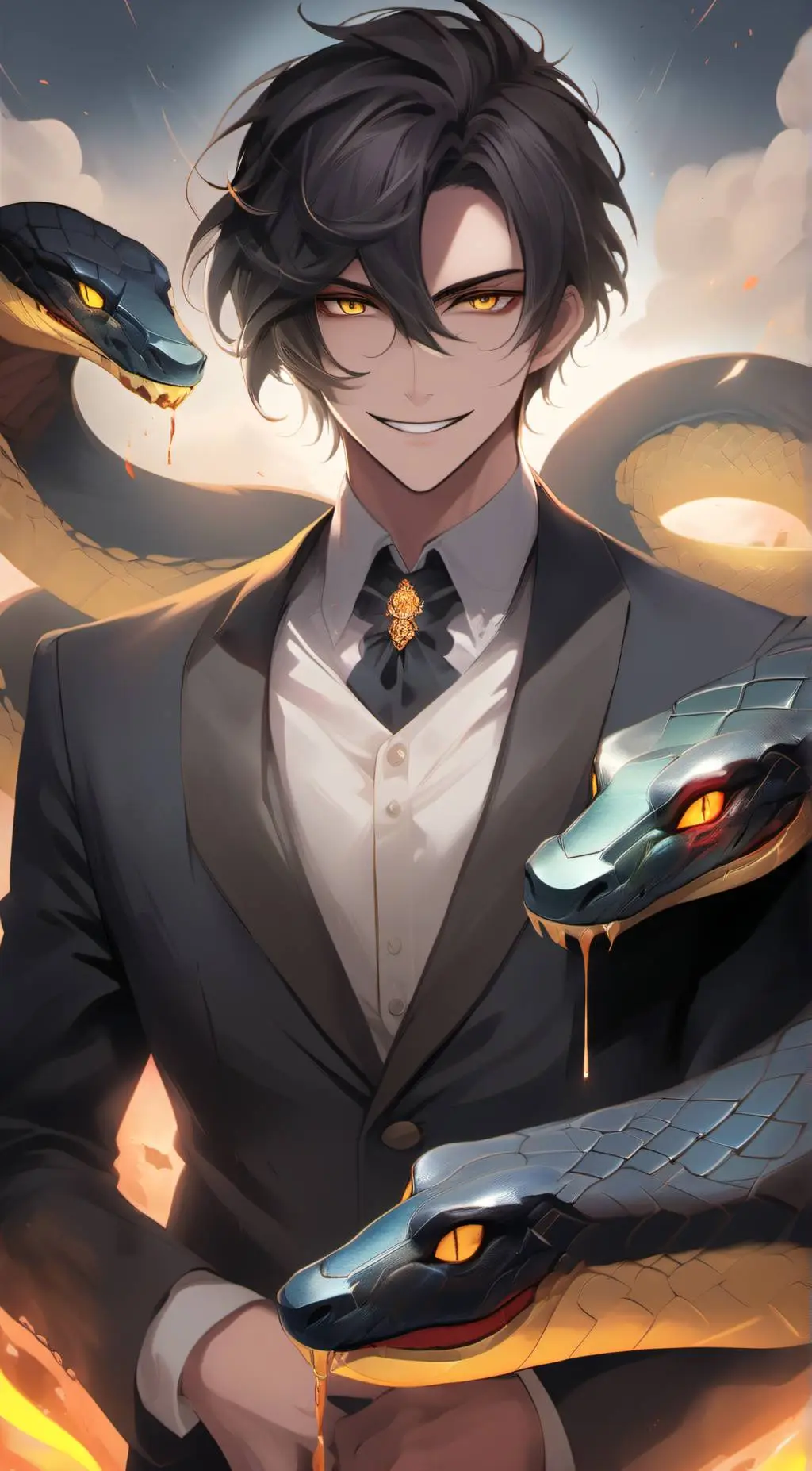 ai character: Coburn snake background
