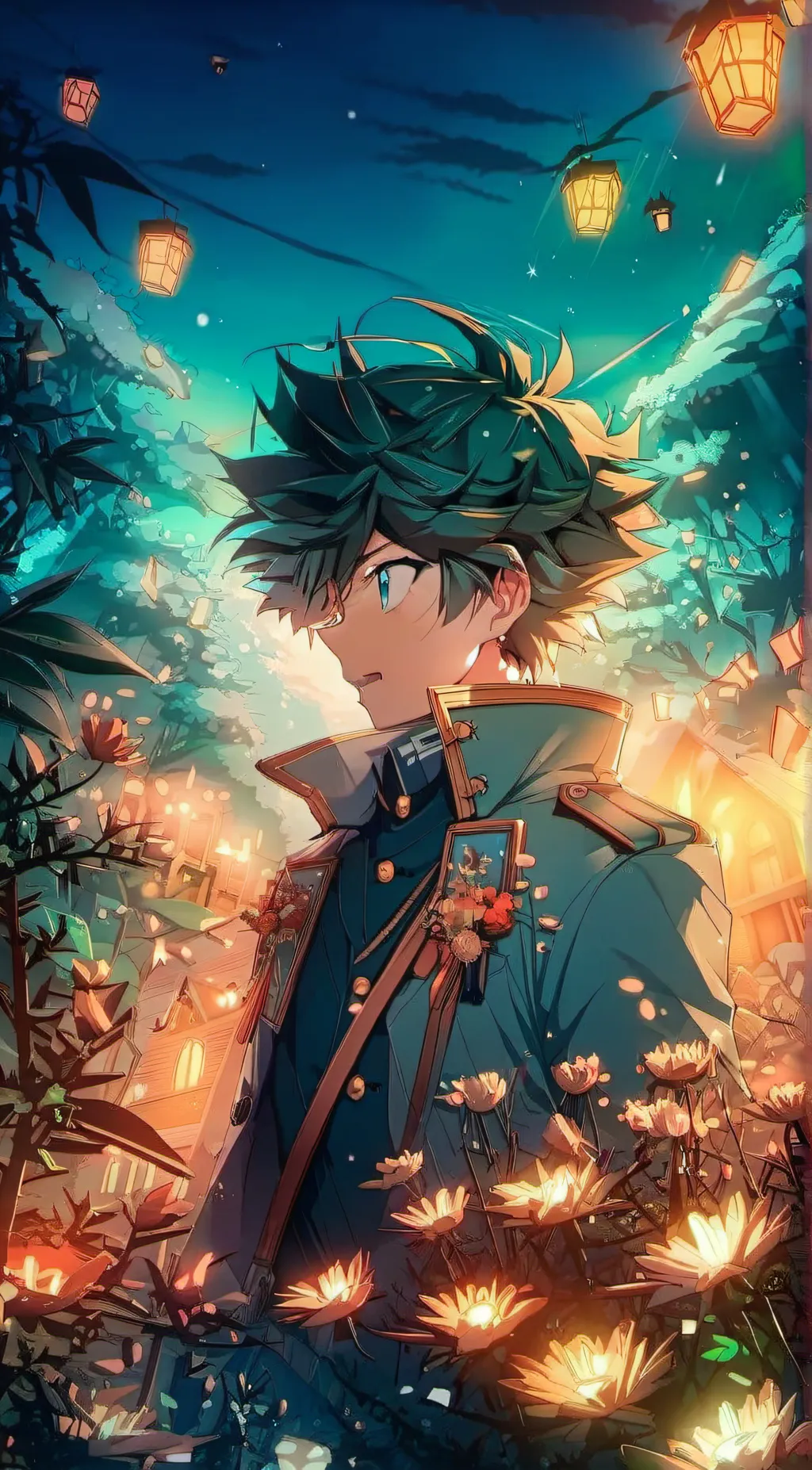 ai character: Deku background