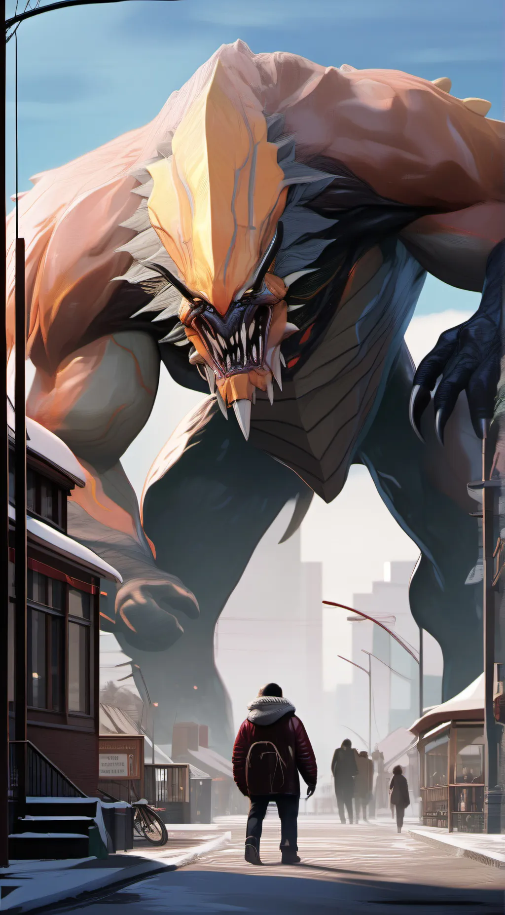 ai character: New scp monster background