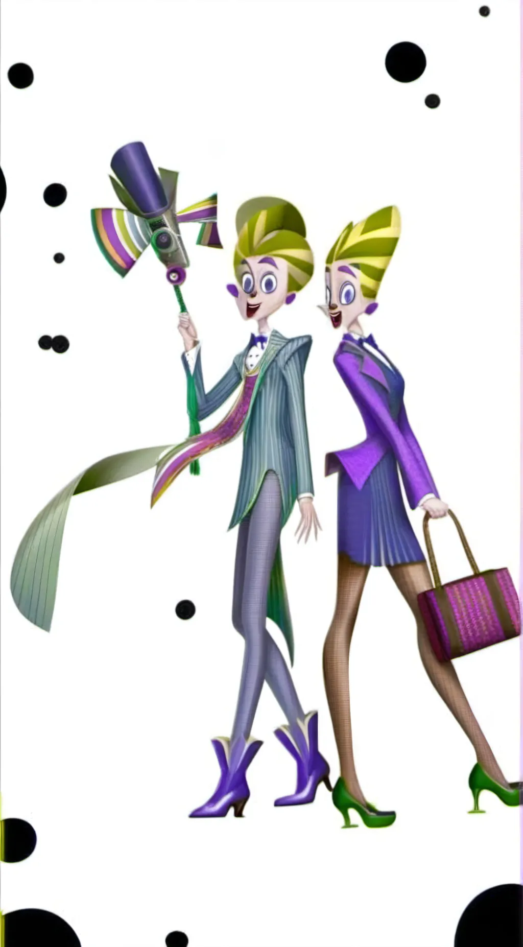 ai character: Velvet and Veneer background