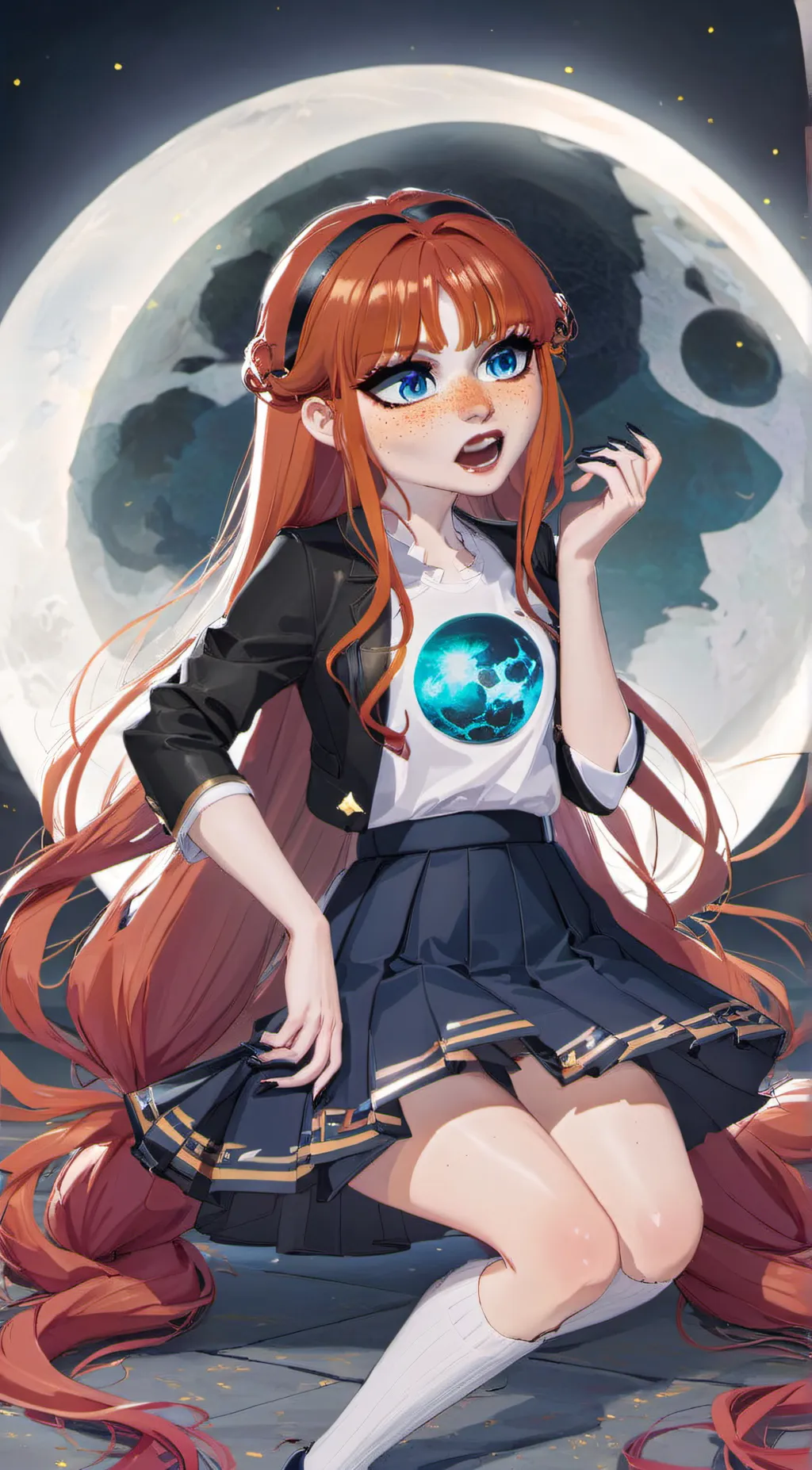 ai character: Michaela background