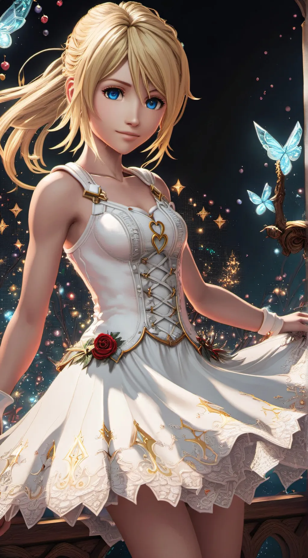 ai character: Naminé background