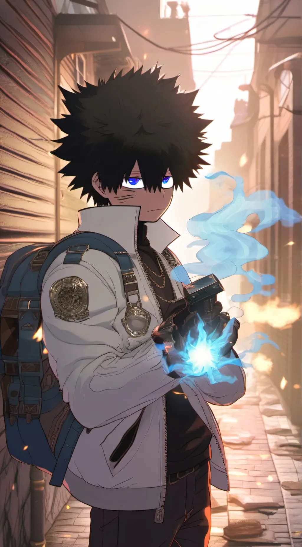 ai character: Dabi background